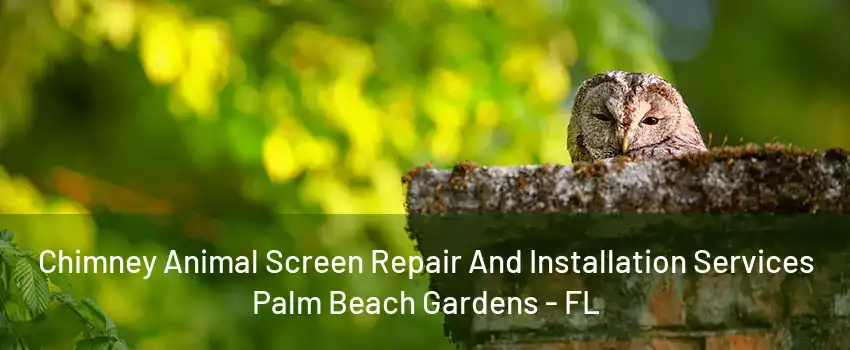 Chimney Animal Screen Repair And Installation Services Palm Beach Gardens - FL