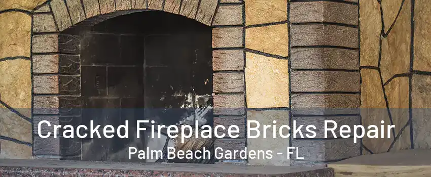 Cracked Fireplace Bricks Repair Palm Beach Gardens - FL