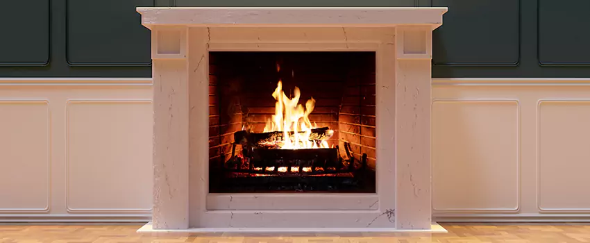 Decorative Electric Fireplace Installation in Palm Beach Gardens, Florida