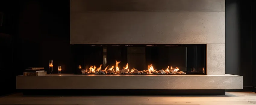 Gas Fireplace Ember Bed Design Services in Palm Beach Gardens, Florida